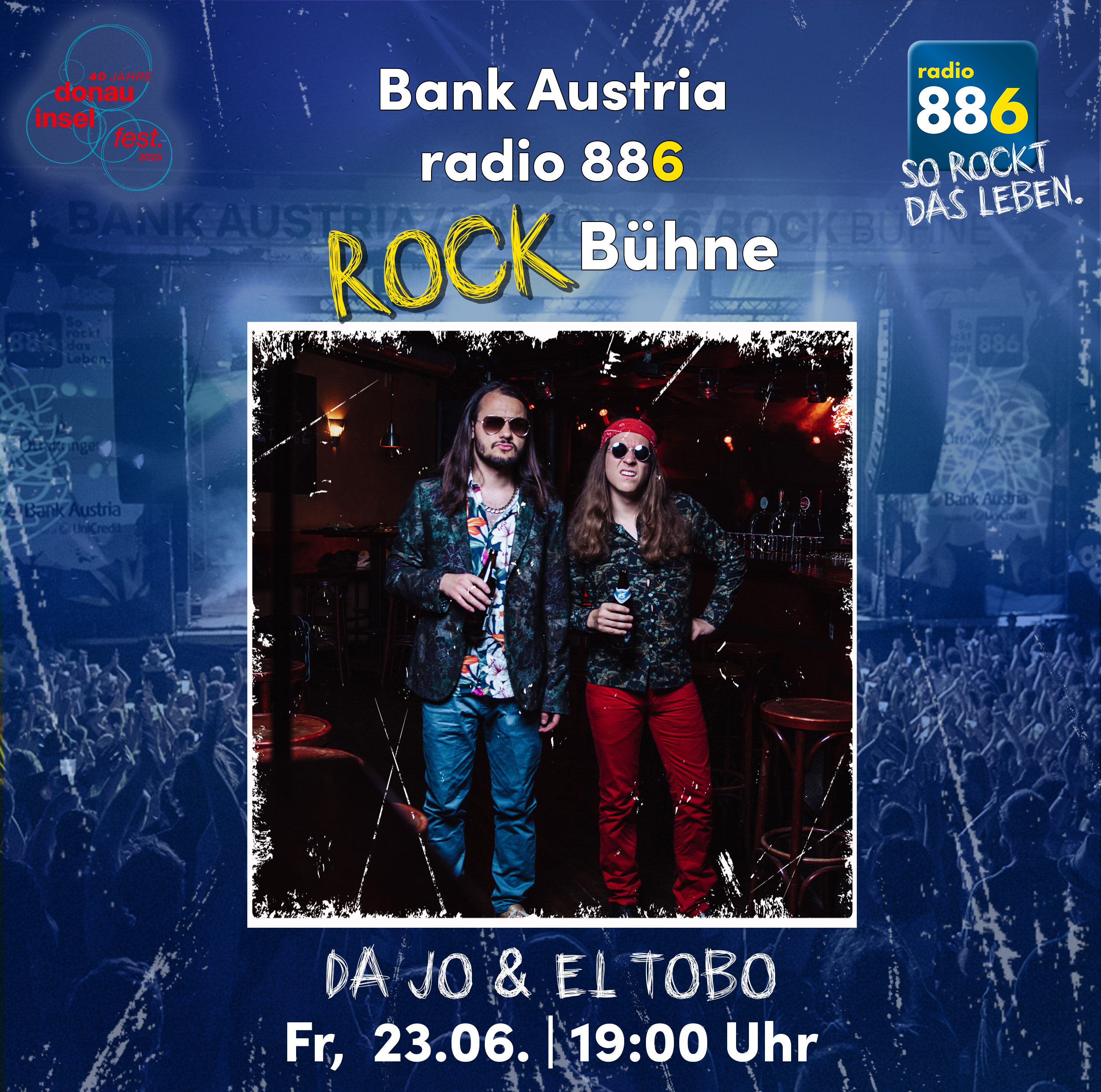 Donauinselfest DIF Promo-Bild 88.6 Radio Rock Bühne